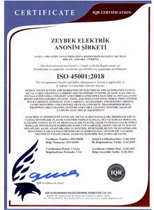 ISO 9001KALİTE BELGESİ